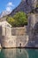 Ancient fortifications. Montenegro, fortifications of Old Town of Kotor.  View of Gurdic Bastion