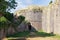 Ancient fortifications. Montenegro, Herceg Novi city. Walls of ancient Spanjola Fortress