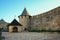 Ancient fortress on the banks of the Dnister River, Khotyn Fortress, Ukraine.