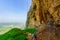 Ancient fortress on the cliffs of Mount Arbel