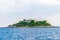 Ancient fortress is located on the island of Mamula. Boka-Kotor Bay.