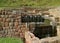 The ancient fountain in the archaeological complex of Tipon, Inca`s agricultural remains in Cuzco