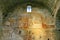 Ancient fresco paintings on the Medieval fortress of Mystras