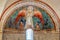 Ancient frescoes into the Crypt of San Ponziano in Spoleto,Umbria