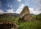 The ancient Frigate tower is a unique building in North Ossetia