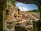 Ancient funerary caves hollowed out in a natural rock.