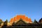 Ancient Gable at Wat Khun Chang Temple.