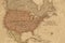 Ancient geographic map of north America