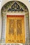 Ancient Golden carving door.
