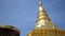 Ancient golden pagoda traditional northern at Thailand, Wat Phra That Chae Haeng at Nan, Thailan