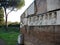 Ancient grave on the ancient Appia Way to Rome in Italy.