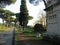 Ancient grave on the ancient Appian Way to Rome in Italy.