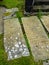 Ancient Gravestones at St Maryâ€™s Parish Church in Nether Alderley Cheshire.