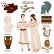 Ancient greece, people and personal belonging