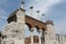 Ancient Greek architecture ruins. Marble column Architecture. Ephesus, SelÃ§uk, Turkey.