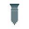 Ancient greek column and roman pillar symbol