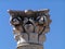 Ancient greek column\'s capital. Kos Greece