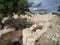 Ancient greek excavation site kourion