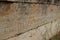 Ancient Greek inscriptions on stone slabs