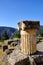 Ancient Greek Ionian Marble Column, Sanctuary of Apollo, Delphi, Greece