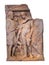 Ancient Greek marble grave stele 400 BC found in Porto Rafti, Attica.