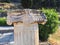 Ancient Greek Marble Ionic Column, Delphi, Greece