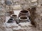 Ancient Greek Pots at Archeological Excavation