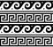 Ancient Greek seamless pattern - tradional waves and key pattern form Greece
