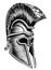 Ancient Greek Spartan Warrior Gladiator Helmet