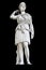 Ancient Greek statue showing Goddess Athena