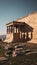 Ancient Greek temple in Athens, showcasing the history, philosophy, and mythology of gods like Zeus