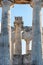 An ancient Greek temple dedicated to the goddess Aphai in Greece on the island of Aegina