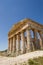 Ancient Greek temple Segesta front view