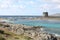 Ancient guard tower on Sardinia Island, Italy