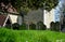 Ancient headstones in church cemetery. St James, Stedham, Sussex