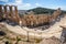 Ancient herodes atticus theater amphitheater of Acropolis of Athens, landmark of Greece