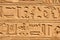 Ancient Hieroglyphic Script