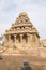 Ancient Hindu monolithic Pancha Rathas - Five Rathas, Mahabalipuram, Tamil Nadu, India