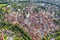 the ancient historic medieval old town. WANGEN IM ALLGAU, GERMANY