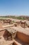 Ancient historical clay town Aid Ben Haddou where Gladiator and other movies were filmed, Morocco, North Africa