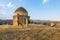 Ancient historical mausoleums complex of the 19th century. Shamakhi city, Azerbaijan. Yeddi Gumbaz Mausoleum.