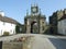 Ancient House and clock tower At Entrance to bishop Auckland Castle