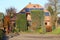 Ancient house with modern alternative solar panels, Netherlands