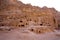 Ancient houses at Petra Jordan