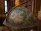 Ancient huge globe standing in the main hall of the National Austrian Library in the Hofburg Palace