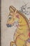 Ancient Illustration From Thailand - Yellow Horse