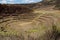 Ancient Inca circular terraces at Moray agricultural experiment