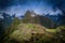 Ancient inca lost city of Machu Picchu, Peru