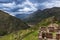 Ancient Inca Ruins in Pisac, Peru