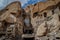 Ancient Iranian cave village in the rocks of Kandovan. The legacy of Persia.